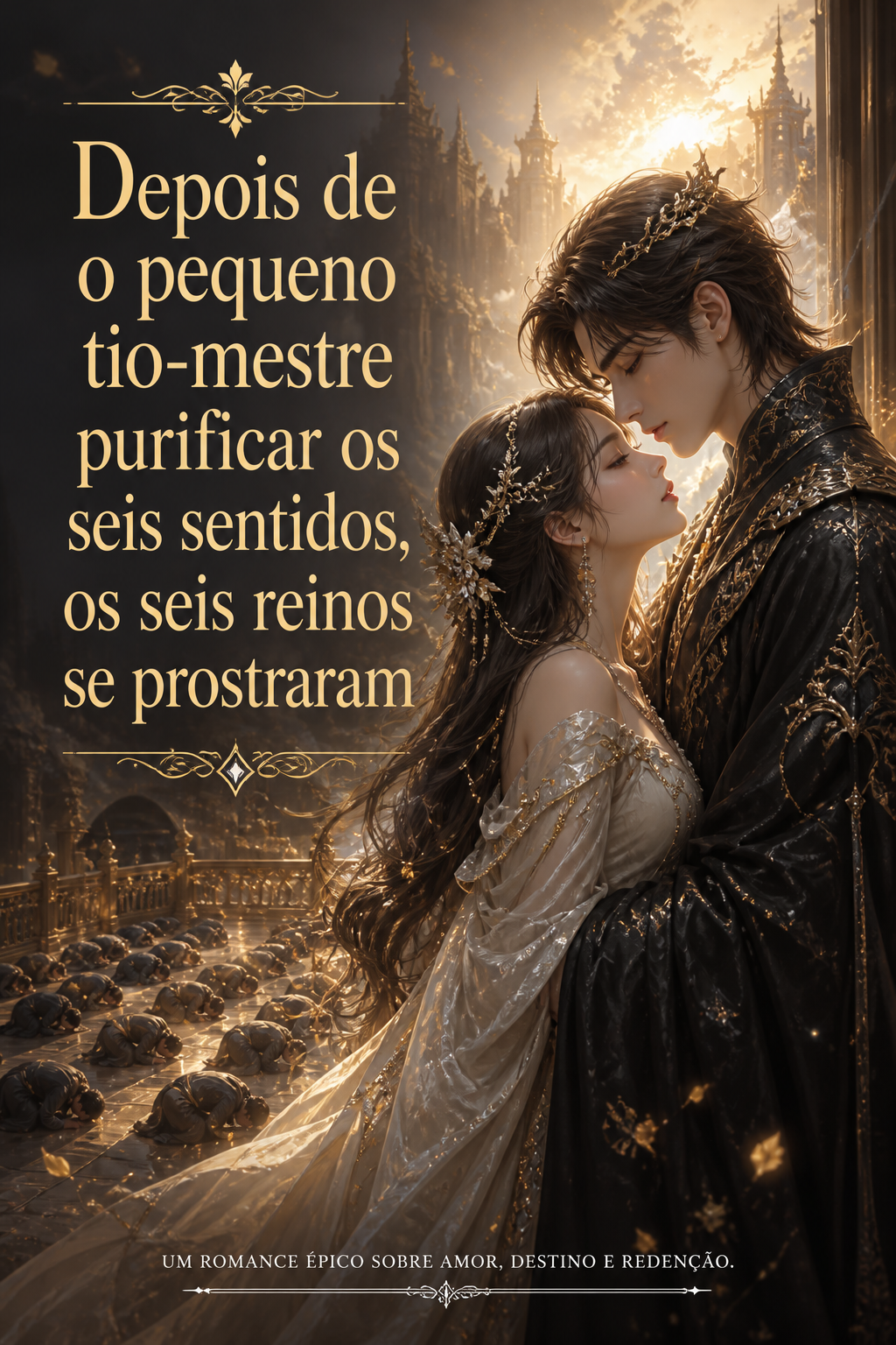 Depois de o pequeno tio-mestre purificar os seis sentidos, os seis reinos se prostraram